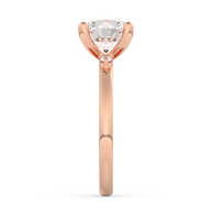 Rose gold - Central diamond 2.0 ct - view 7