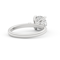 White gold - Central diamond 2.0 ct - view 4
