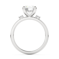 White gold - Central diamond 2.0 ct - view 6