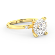 Yellow gold - Central diamond 3.0 ct - view 3