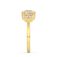 Yellow gold - Central diamond 2.0 ct - view 7