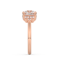 Rose gold - Central diamond 2.0 ct - view 7