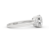 White gold - Central diamond 2.0 ct - view 3