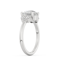 White gold - Central diamond 2.0 ct - view 5
