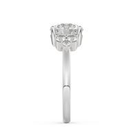 White gold - Central diamond 2.0 ct - view 7
