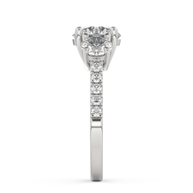 White gold - Central diamond 2.0 ct - view 7