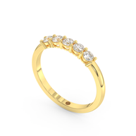 Band - Yellow gold 0.50 ct - view 1
