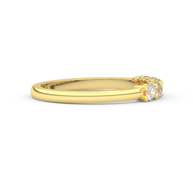 Band - Yellow gold 0.50 ct - view 3