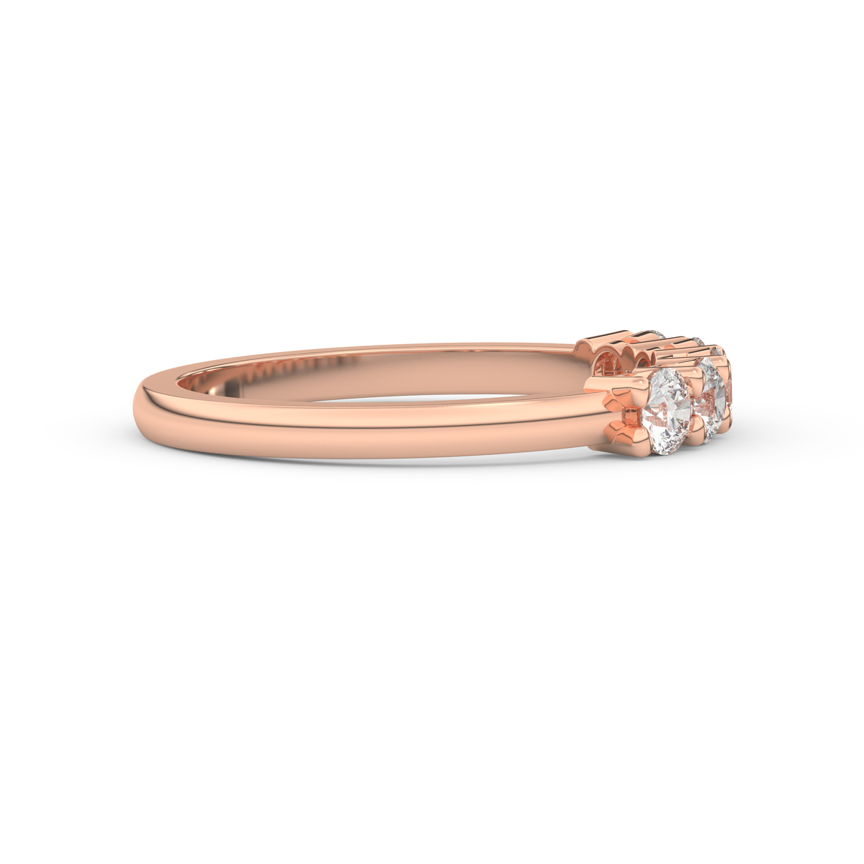 Band - Rose gold 0.75 ct - view 3