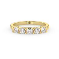 Band - Yellow gold 1.00 ct - view 2
