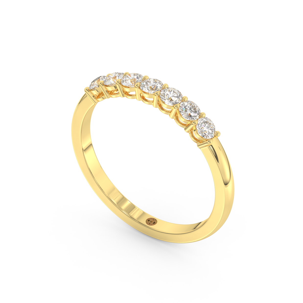Band - Yellow gold 0.35 ct - view 1