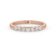 Band - Rose gold 0.35 ct - view 2