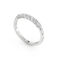 Band - White gold 0.35 ct - view 1