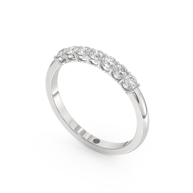 Band - White gold 0.35 ct - view 1