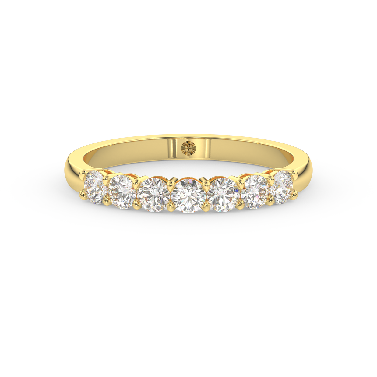 Band - Yellow gold 0.49 ct - view 2