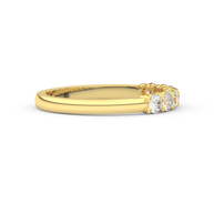 Band - Yellow gold 0.49 ct - view 3