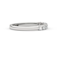 Band - White gold 0.49 ct - view 3