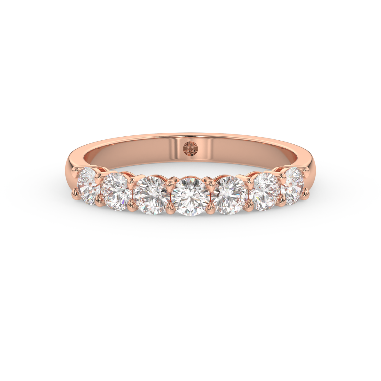 Band - Rose gold 0.70 ct - view 2