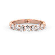 Band - Rose gold 0.70 ct - view 2