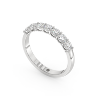 Band - White gold 0.70 ct - view 1