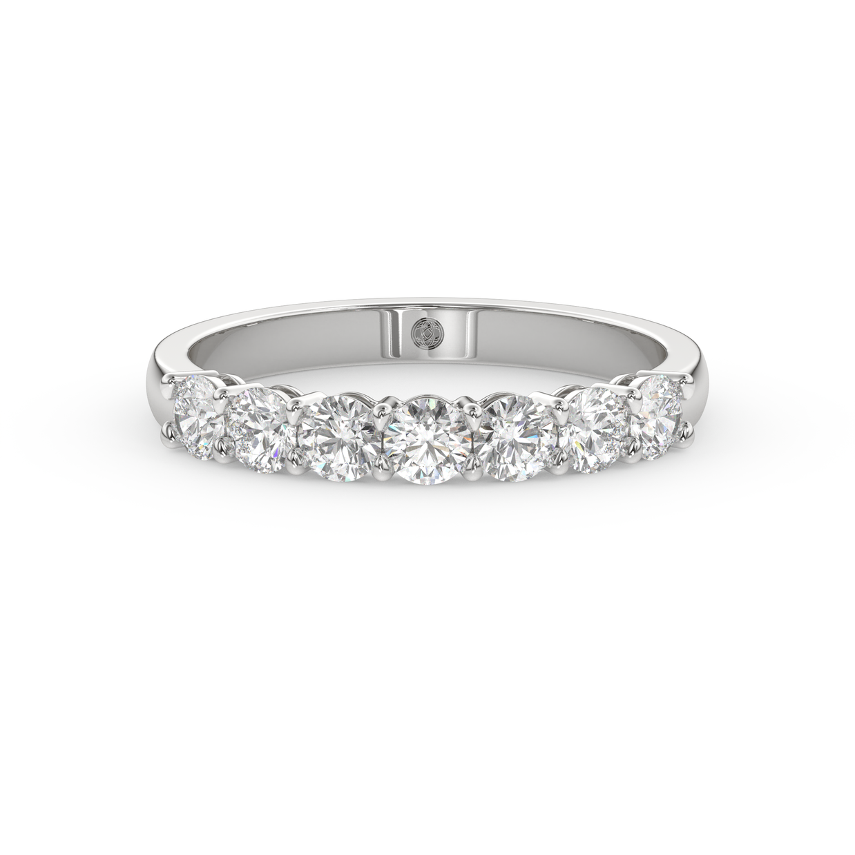 Band - White gold 0.70 ct - view 2