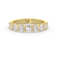 Band - Yellow gold 1.40 ct - view 2