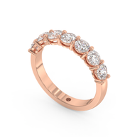 Band - Rose gold 1.40 ct - view 1