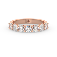 Band - Rose gold 1.40 ct - view 2