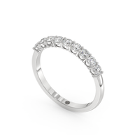 Band - White gold 0.45 ct - view 1
