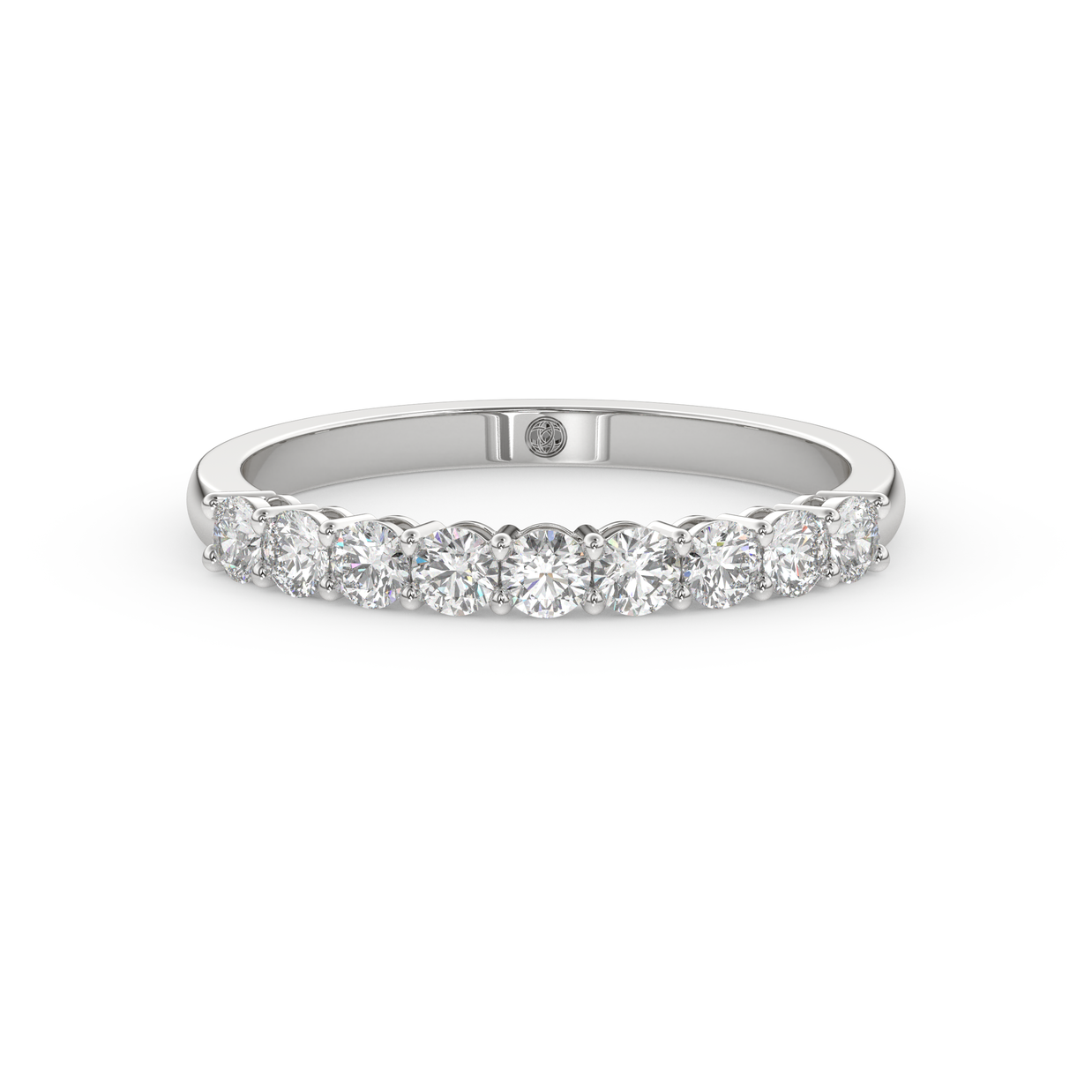 Band - White gold 0.45 ct - view 2