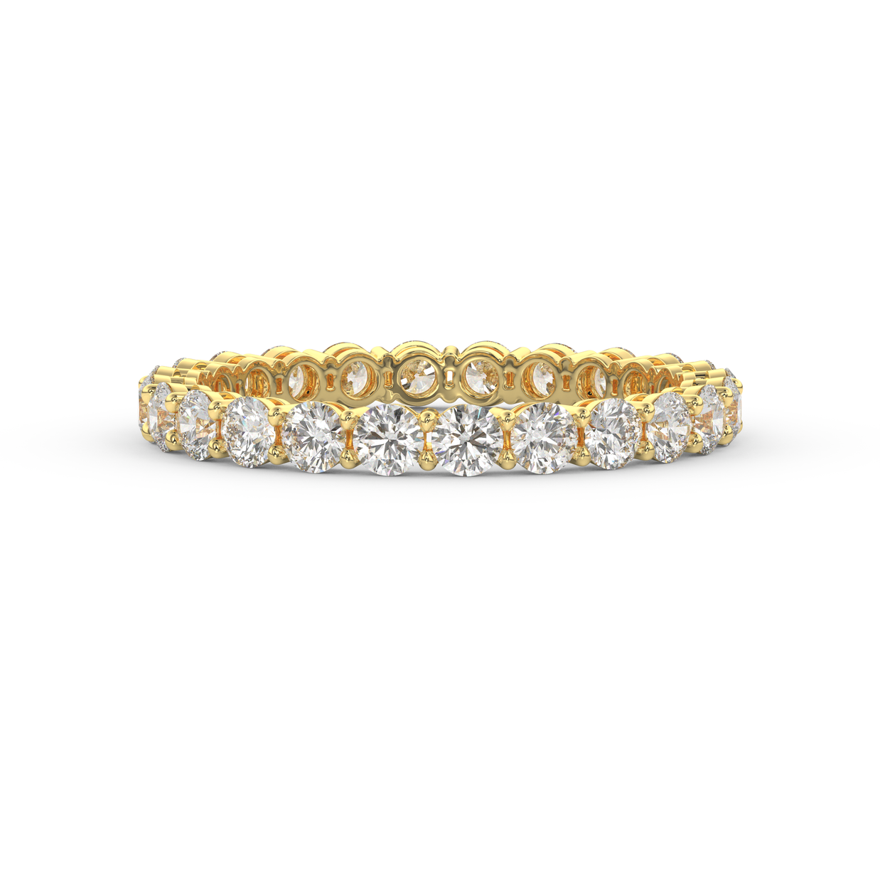Band - Yellow gold 1.0 ct - view 3